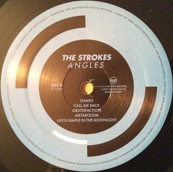 The Strokes - Angles (VINYL) | Near Mint (NM) Near Mint (NM)-