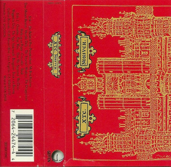 XTC - Nonsuch *CASSETTE* | Near Mint (NM) Near Mint (NM)-