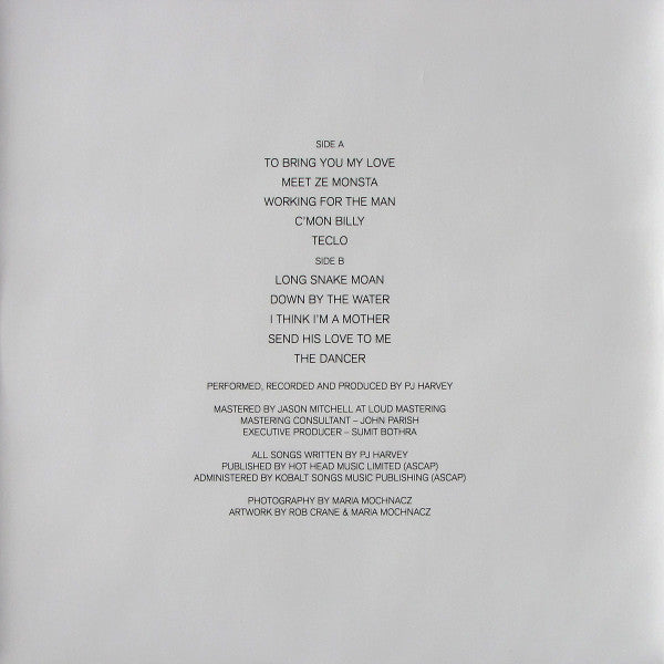PJ Harvey - To Bring You My Love - Demos | Mint (M) Mint (M)-