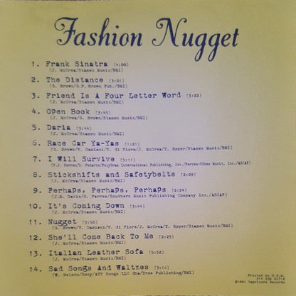 Cake - Fashion Nugget (CD) | Near Mint (NM) Near Mint (NM)-