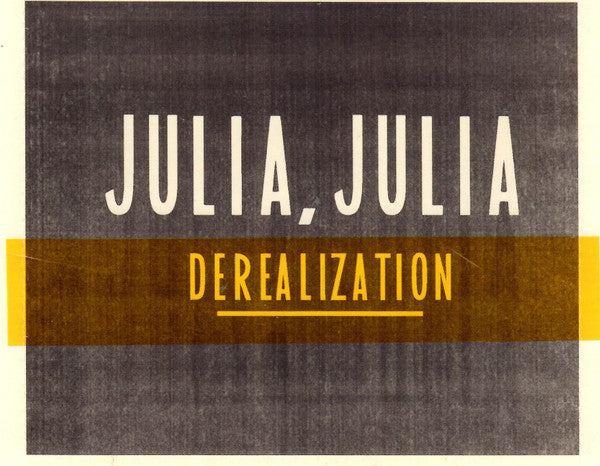 Julia, Julia - Derealization (CD) | Near Mint (NM) Near Mint (NM)-