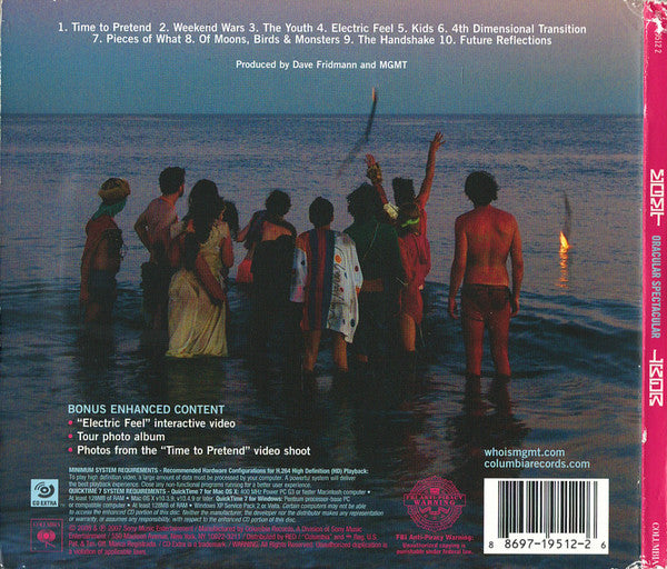 MGMT - Oracular Spectacular (CD) | Near Mint (NM) Near Mint (NM)-