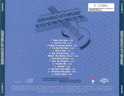 10,000 Maniacs - MTV Unplugged (CD) | Near Mint (NM or M-)-