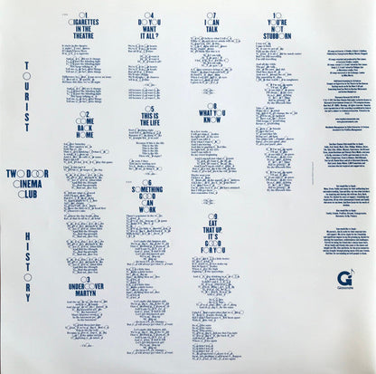 Two Door Cinema Club - Tourist History (VINYL) | Near Mint (NM or M-) Near Mint (NM)-