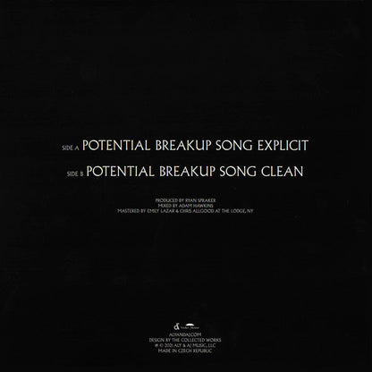 Potential Breakup Song Explicit (*SIGNED* 7") | Near Mint (NM) Mint (M)-