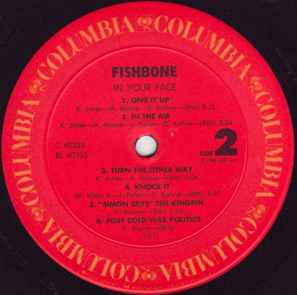 Fishbone - In Your Face | Near Mint (NM) Near Mint (NM)-