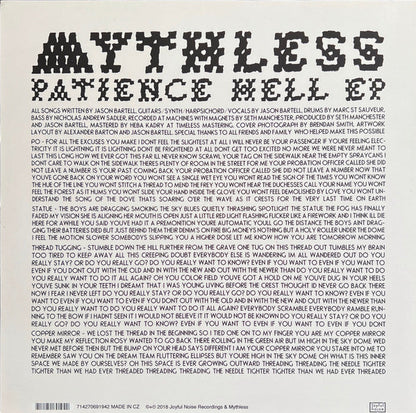 Patience Hell EP (VINYL) | Near Mint (NM) Near Mint (NM)-