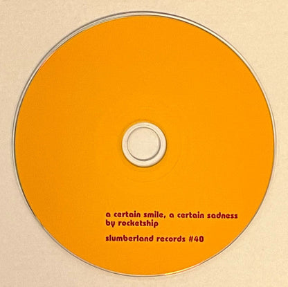 Rocketship - A Certain Smile, A Certain Sadness (CD) |-