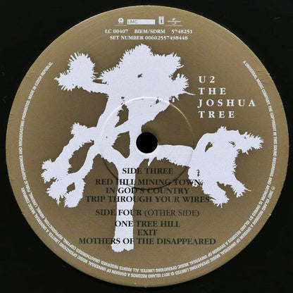 U2 - The Joshua Tree (2x VINYL) *MINOR SEAM SPLITS* | Mint (M) Mint (M)-