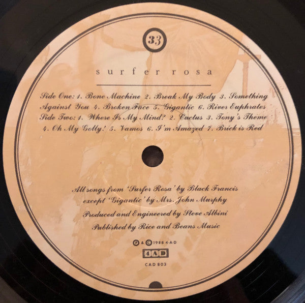 Pixies - Surfer Rosa (180 GRAM VINYL) | Mint (M) Mint (M)-