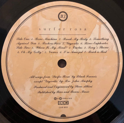 Pixies - Surfer Rosa (180 GRAM VINYL) | Mint (M) Mint (M)-