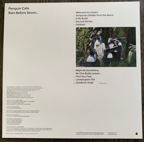 Penguin Cafe Rain Before Seven... LP Mint (M) Mint (M)-