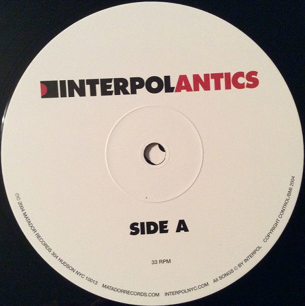 Interpol - Antics | Mint (M) Mint (M)-