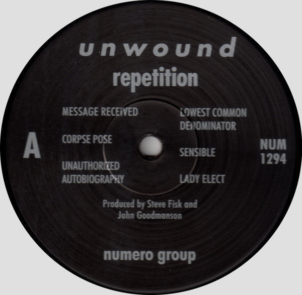 Unwound - Repetition | Mint (M) Mint (M)-