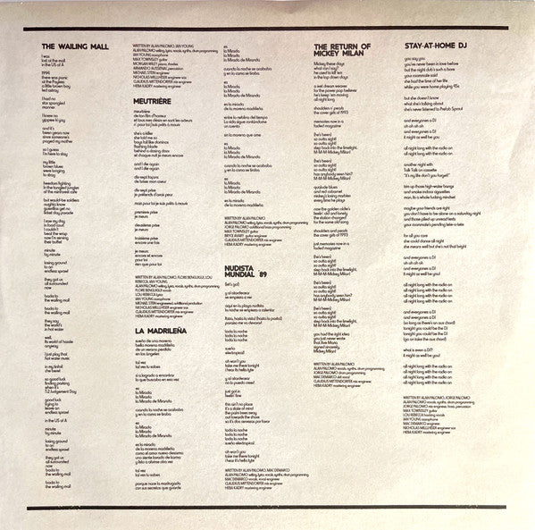 Alan Palomo - World of Hassle (2LP) | Mint (M) Mint (M)-