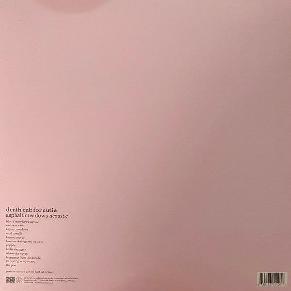 Death Cab For Cutie - Asphalt Meadows (Acoustic) | Mint (M) Mint (M)-