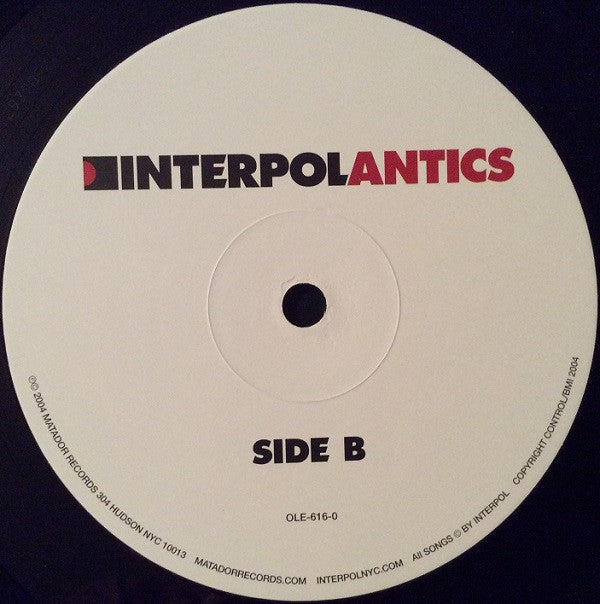 Interpol - Antics | Mint (M) Mint (M)-