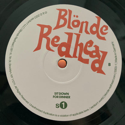 Blonde Redhead - Sit Down For Dinner (Black Vinyl) | Mint (M) Mint (M)-