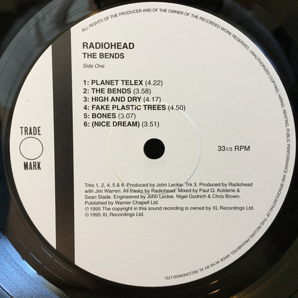 Radiohead - The Bends (VINYL) | Mint (M) Mint (M)-