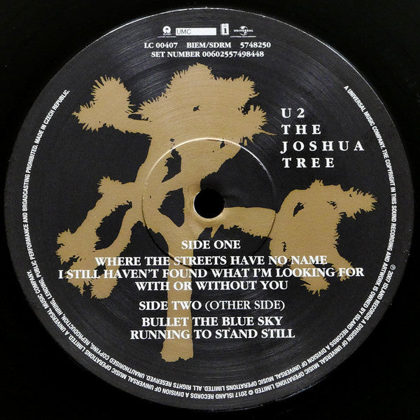 U2 - The Joshua Tree (2x VINYL) *MINOR SEAM SPLITS* | Mint (M) Mint (M)-