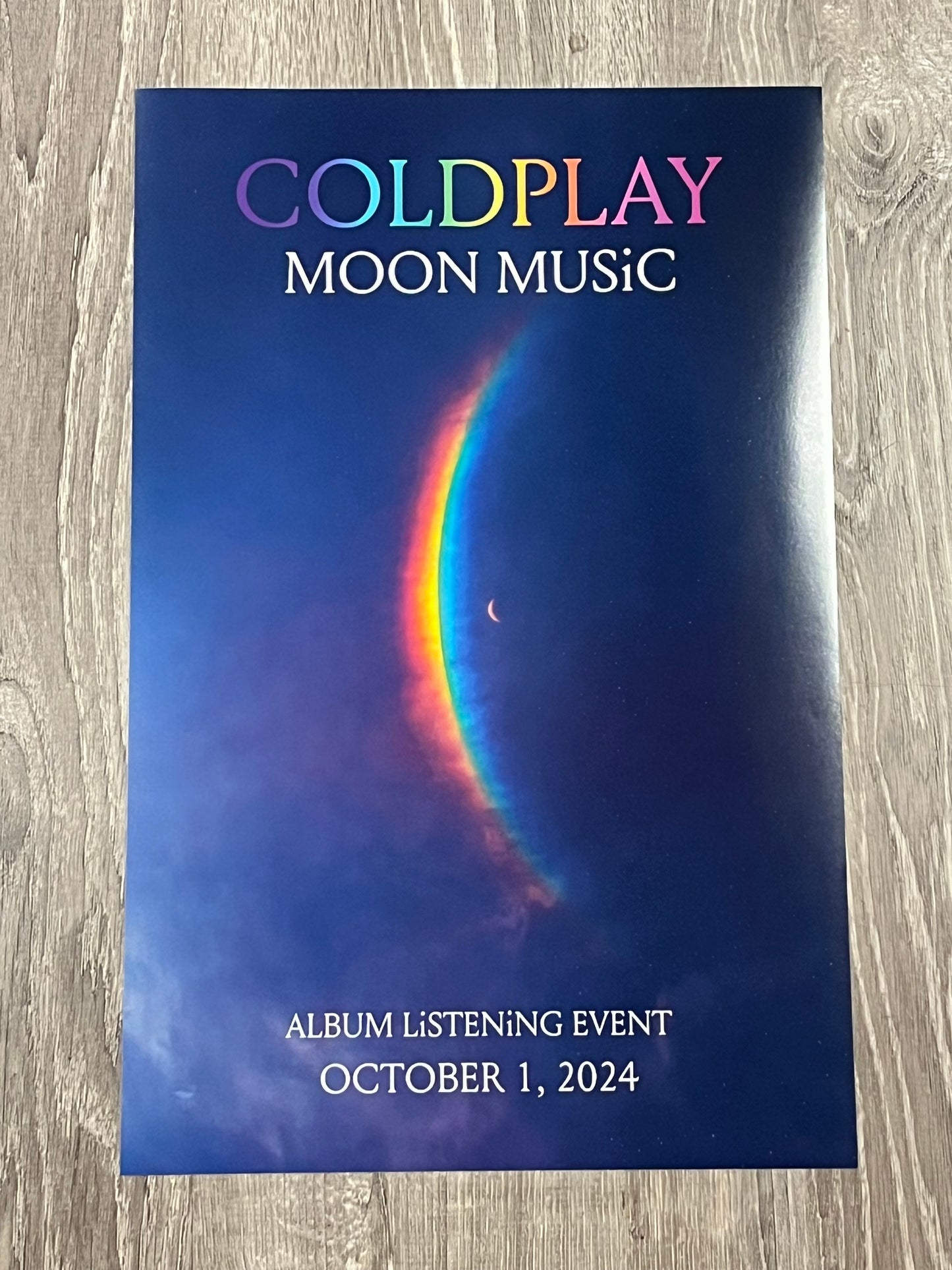 Coldplay - MOON MUSIC *12X16 POSTER* |-