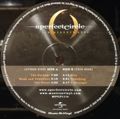 A Perfect Circle - Thirteenth Step | Mint (M) Mint (M)-