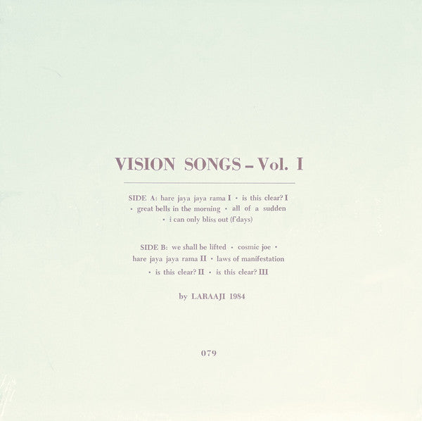 Vision Songs - Vol. I | Mint (M) Mint (M)-
