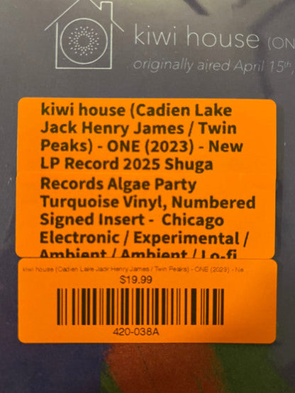 kiwi house: ONE (TURQUOISE VINYL) | Mint (M) Mint (M)-