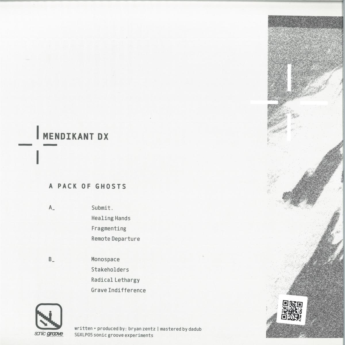 Mendikant DX - A Pack of Ghosts (VINYL 12" Sonic Groove Experimentals SGXLP05 2026) | NEW-
