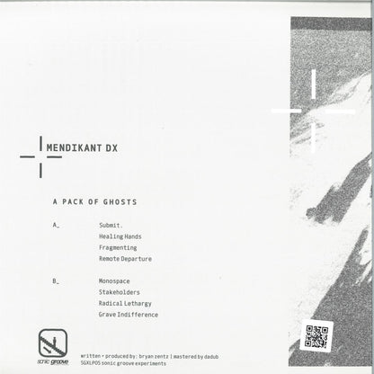 Mendikant DX - A Pack of Ghosts (VINYL 12" Sonic Groove Experimentals SGXLP05 2026) | NEW-