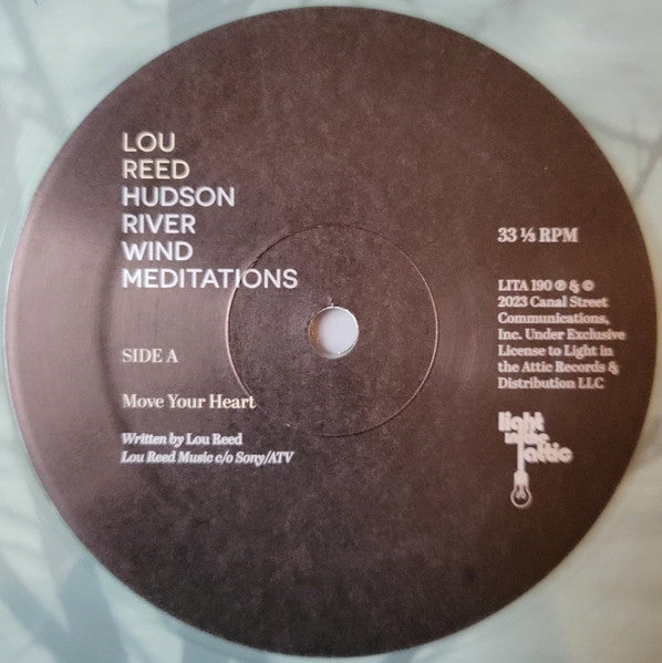 Lou Reed - Hudson River Wind Meditations (2xCOKE BOTTLE CLEAR VINYL) | Mint (M) Mint (M)-
