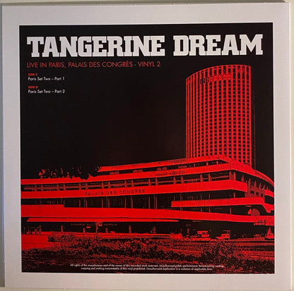 Tangerine Dream - Live In Paris, Palais Des Congrès - March 6th, 1978 | Mint (M) Mint (M)-