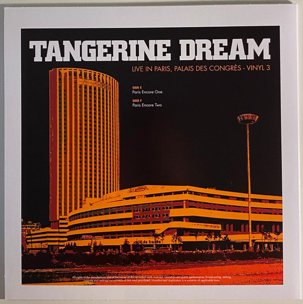 Tangerine Dream - Live In Paris, Palais Des Congrès - March 6th, 1978 | Mint (M) Mint (M)-