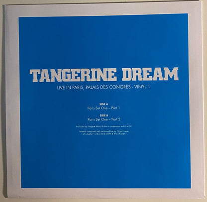 Tangerine Dream - Live In Paris, Palais Des Congrès - March 6th, 1978 | Mint (M) Mint (M)-