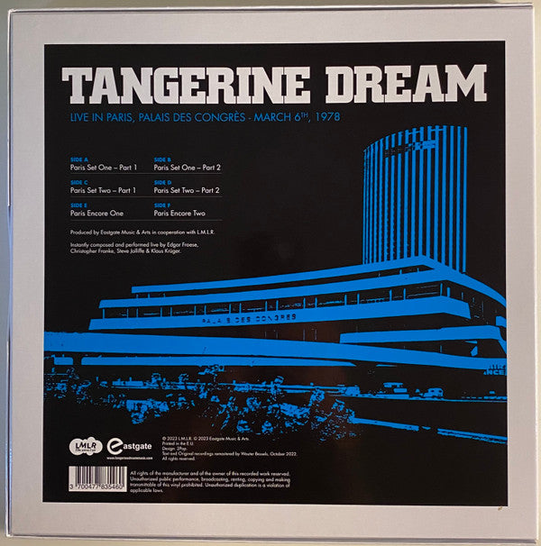 Tangerine Dream - Live In Paris, Palais Des Congrès - March 6th, 1978 | Mint (M) Mint (M)-