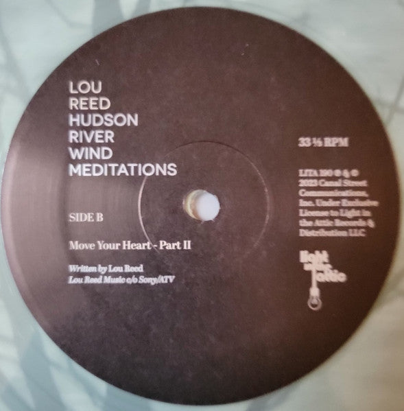 Lou Reed - Hudson River Wind Meditations (2xCOKE BOTTLE CLEAR VINYL) | Mint (M) Mint (M)-