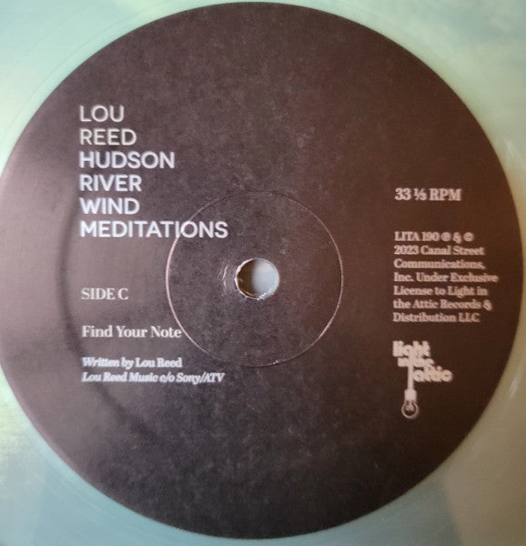 Lou Reed - Hudson River Wind Meditations (2xCOKE BOTTLE CLEAR VINYL) | Mint (M) Mint (M)-