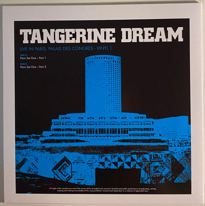 Tangerine Dream - Live In Paris, Palais Des Congrès - March 6th, 1978 | Mint (M) Mint (M)-