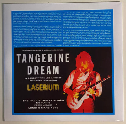 Tangerine Dream - Live In Paris, Palais Des Congrès - March 6th, 1978 | Mint (M) Mint (M)-