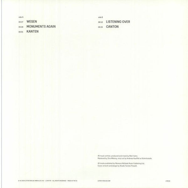 Nils Frahm - Night (VINYL) | Mint (M) Mint (M)-