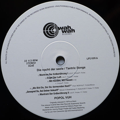 Die Nacht Der Seele - Tantric Songs | Mint (M) Mint (M)-