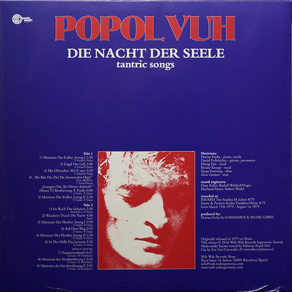 Die Nacht Der Seele - Tantric Songs | Mint (M) Mint (M)-