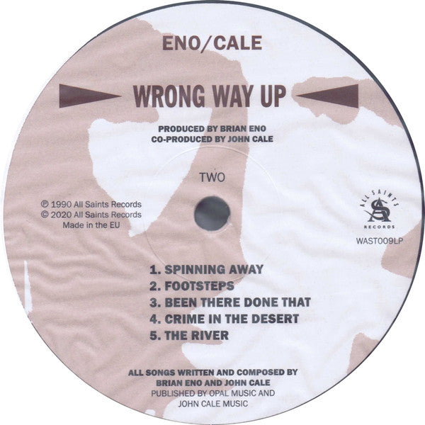Brian Eno & John Cale - Wrong Way Up (30th Anniversary) | Mint (M) Mint (M)-