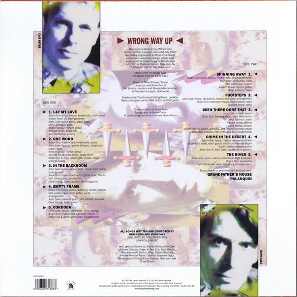 Brian Eno & John Cale - Wrong Way Up (30th Anniversary) | Mint (M) Mint (M)-