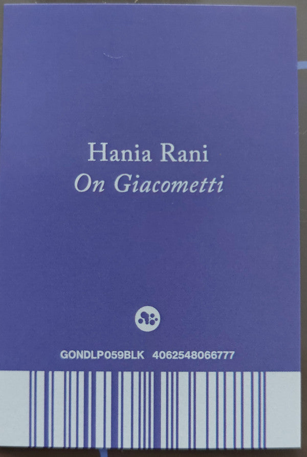 Hania Rani - On Giacometti | Mint (M) Mint (M)-