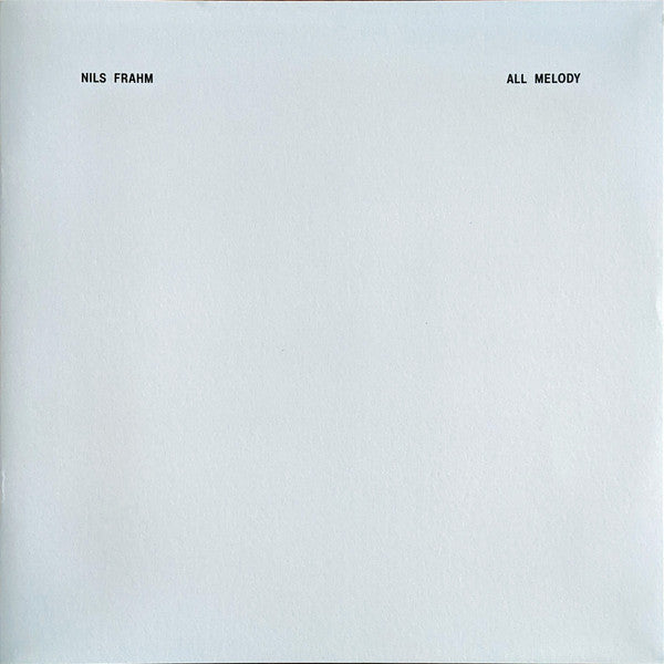 Nils Frahm - All Melody | Mint (M) Mint (M)-