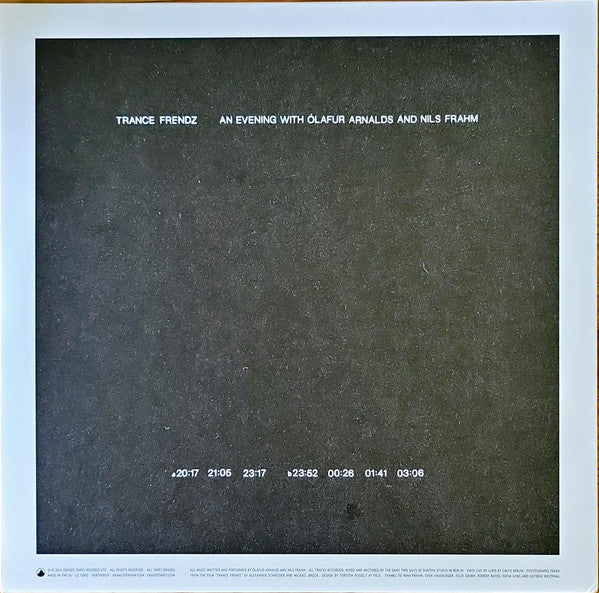Ólafur Arnalds - Trance Frendz - An Evening With Ólafur Arnalds And Nils Frahm | Mint (M) Mint (M)-