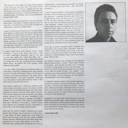 Harold Budd - The Pavilion Of Dreams | Mint (M) Mint (M)-