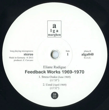 Feedback Works 1969-1970 | Mint (M) Mint (M)-
