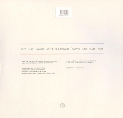 Nils Frahm - Felt (VINYL) | Mint (M) Mint (M)-